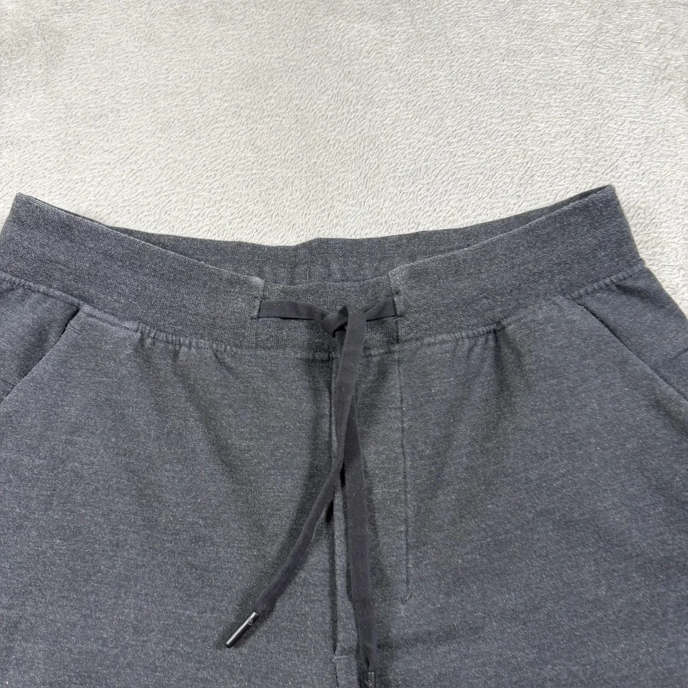 Lululemon City Sweat Short Mens Medium Heathered Black 9